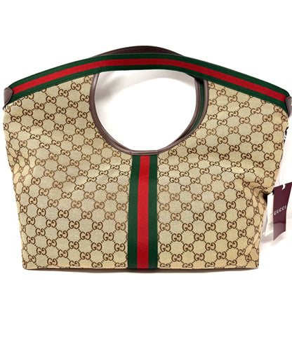 Giglio Large Tote Bag Beige/Brown GG Canvas - Gucci