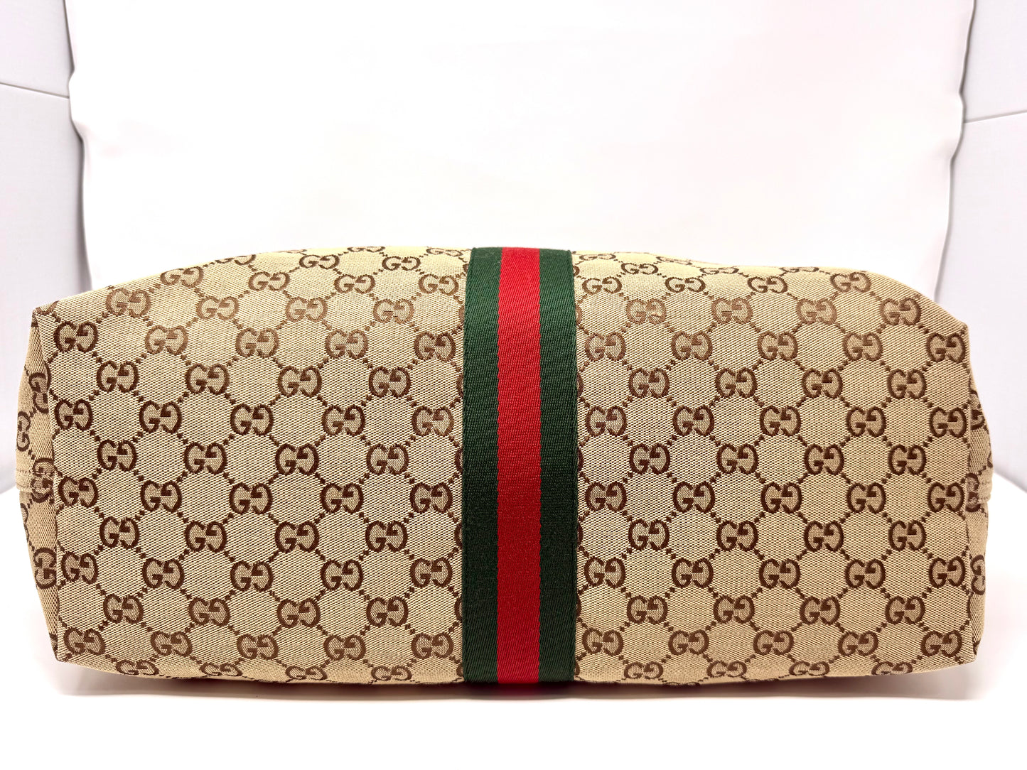 Giglio Large Tote Bag Beige/Brown GG Canvas - Gucci