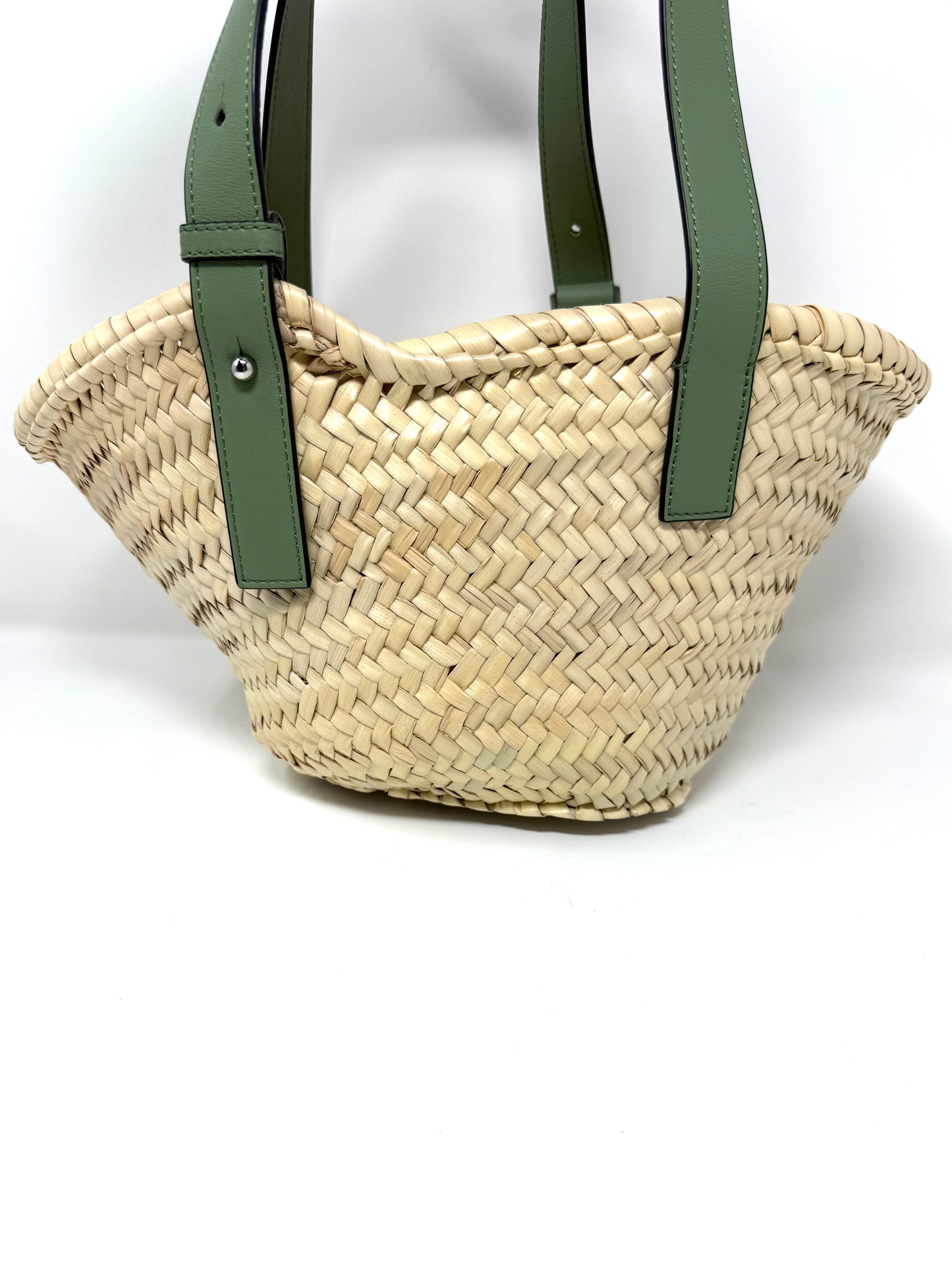 Ibiza Small Basket Bag Natural Palm Leaf - Loewe