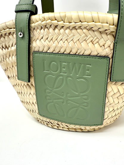 Ibiza Small Basket Bag Natural Palm Leaf - Loewe