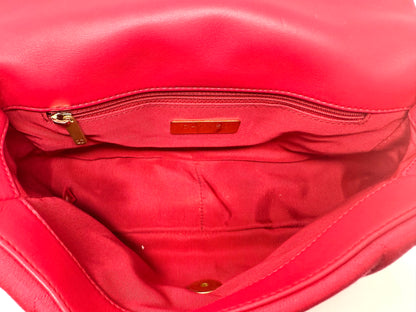 19 Flap Bag Quilted Jersey Medium Pink - Chanel