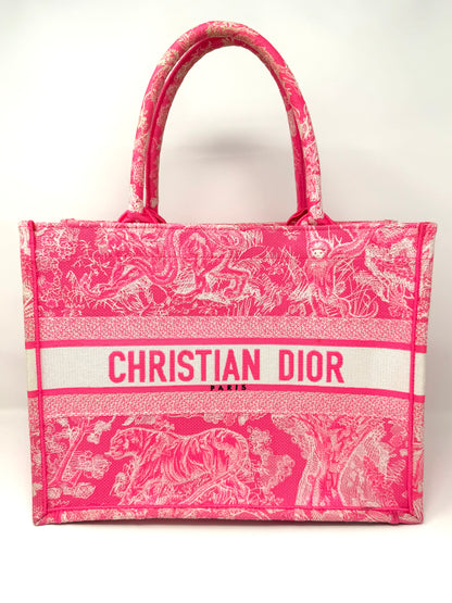 Medium Book Tote Candy Pink - Dior