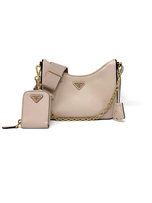Re-Edition 2005 Saffiano Leather Bag Neutral - Prada