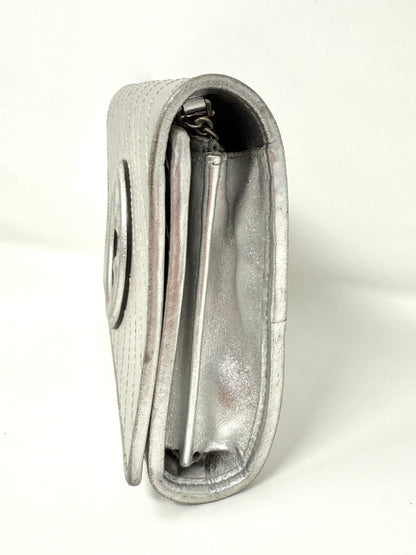 GG Blondie Metallic Wallet On Chain - Gucci