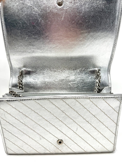 GG Blondie Metallic Wallet On Chain - Gucci