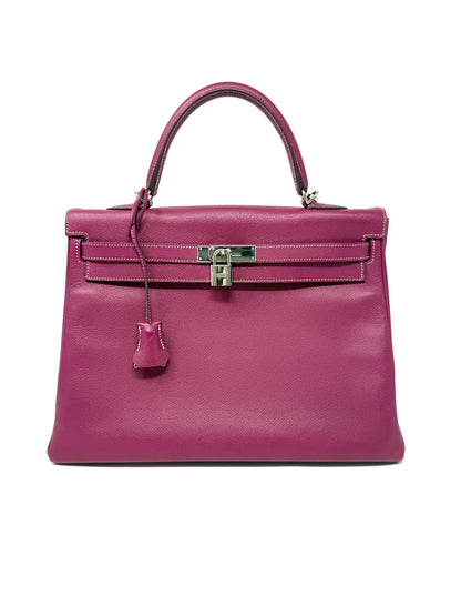 Kelly 35 Epsom Magenta - Hermes