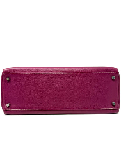 Kelly 35 Epsom Magenta - Hermes