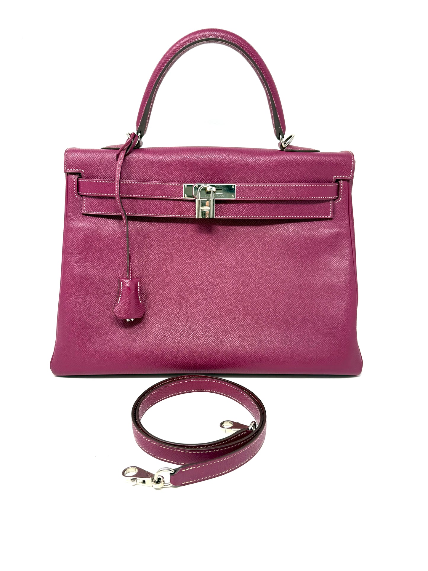 Kelly 35 Epsom Magenta - Hermes