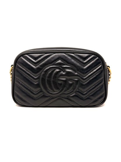Marmont Small Camera Bag Black - Gucci