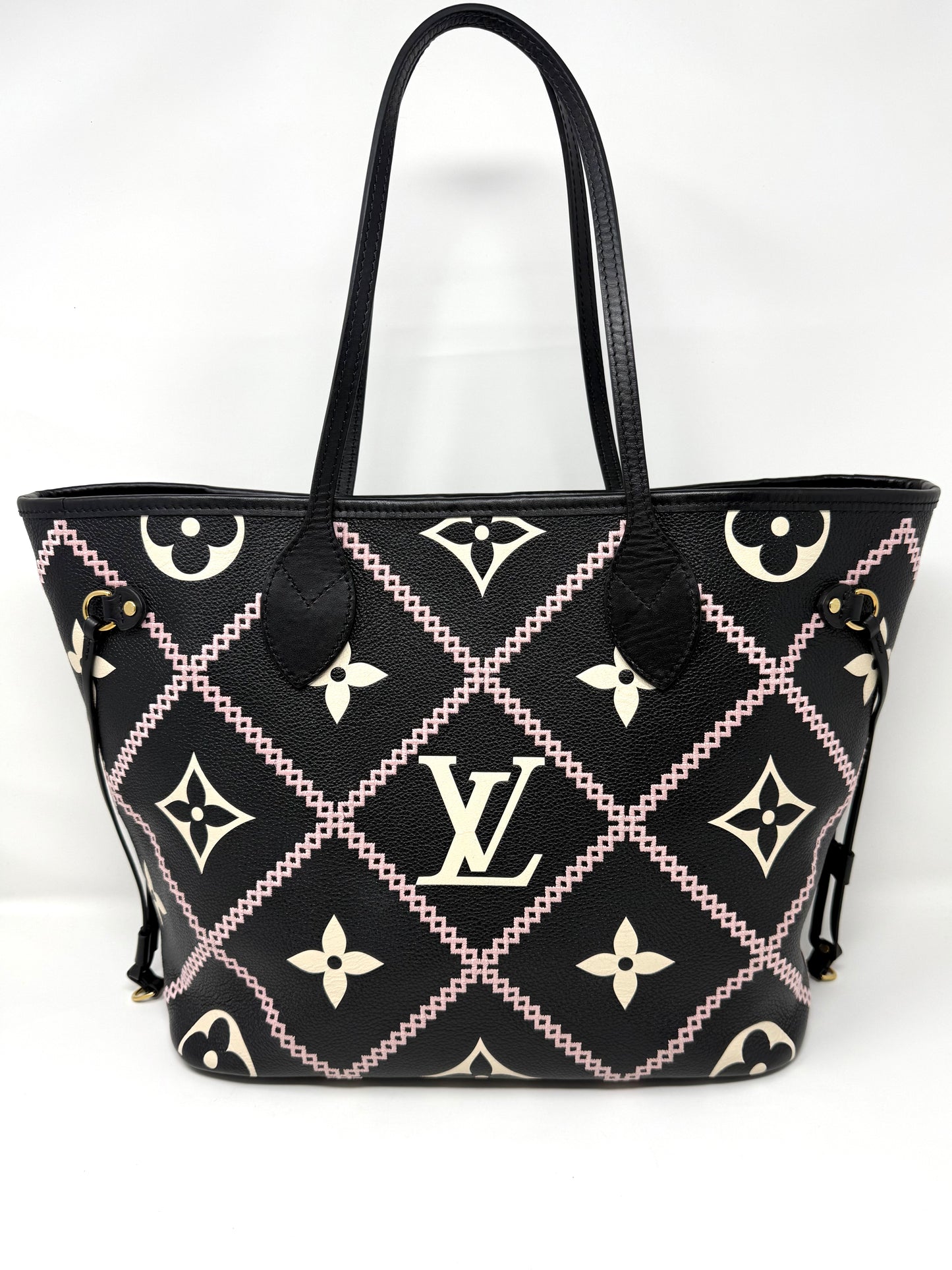 Monogram Neverfull MM Black - Louis Vuitton
