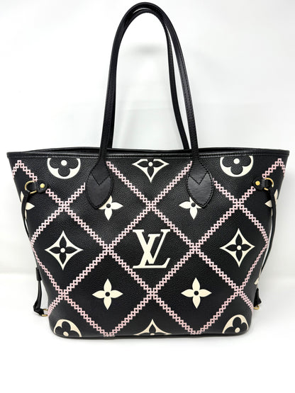 Monogram Neverfull MM Black - Louis Vuitton