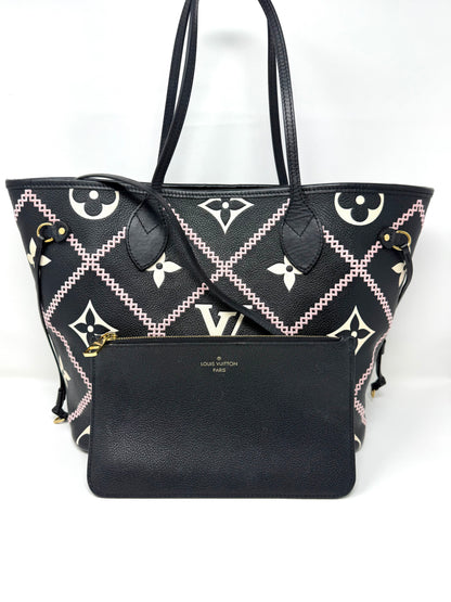 Monogram Neverfull MM Black - Louis Vuitton