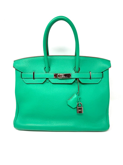 Clemence Birkin 35 Green - Hermes