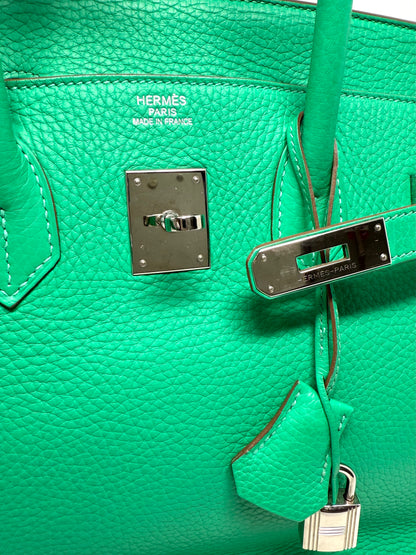 Clemence Birkin 35 Green - Hermes