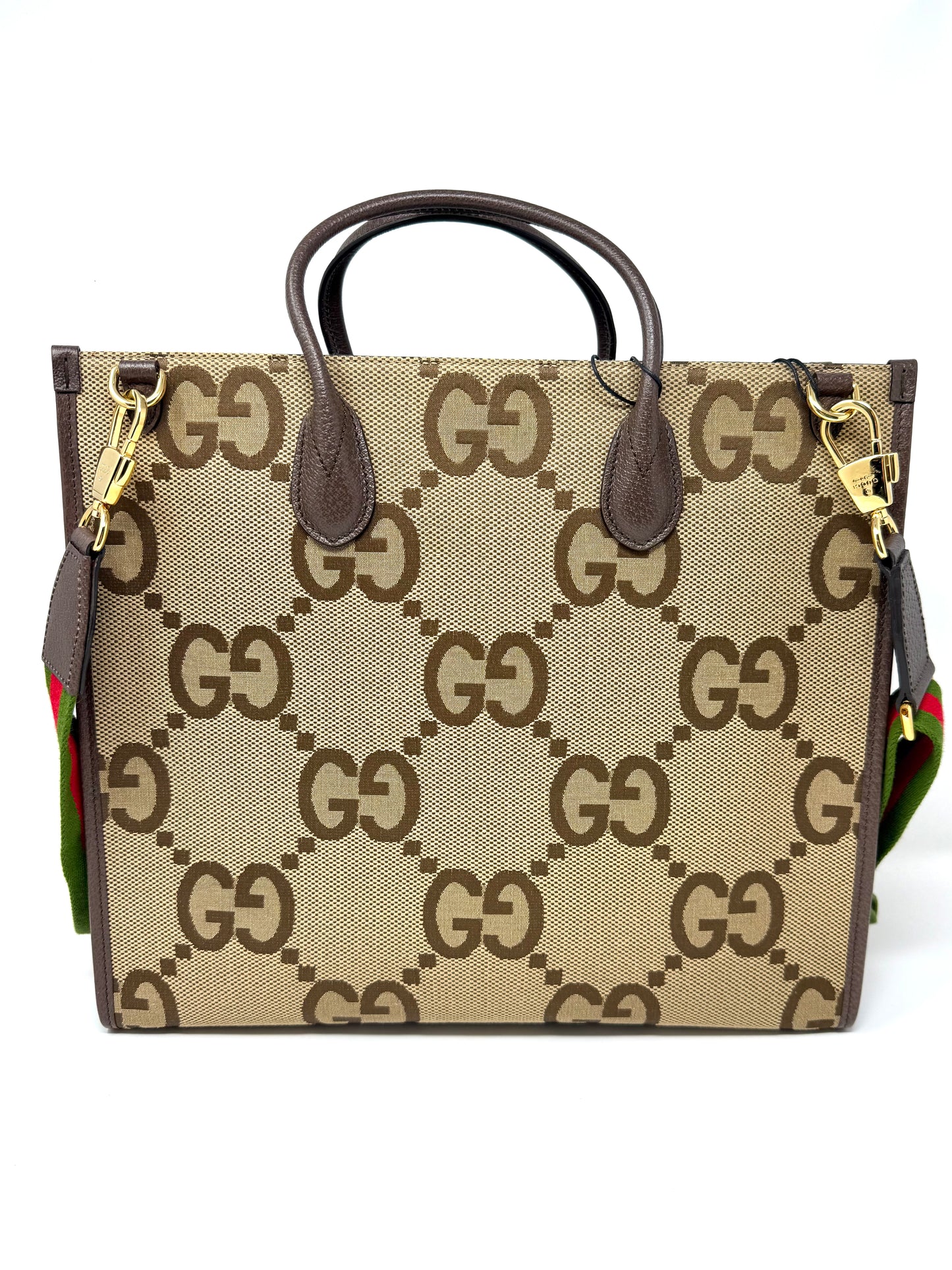 Jumbo GG Tote Bag Beige/Brown - Gucci