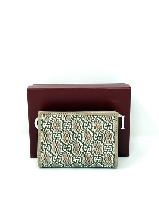 Monogram Small Wallet Brown - Gucci