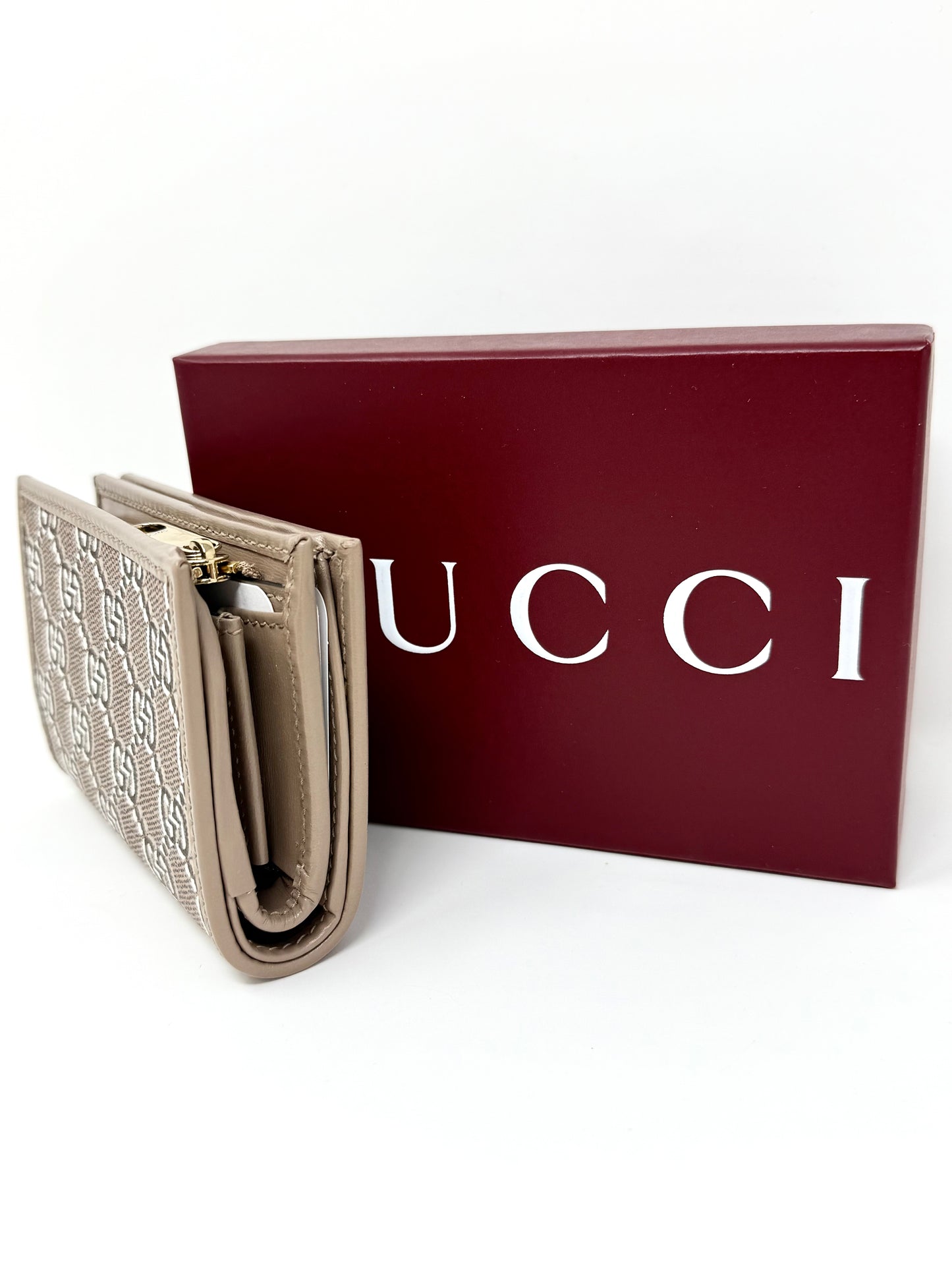 Monogram Small Wallet Brown - Gucci