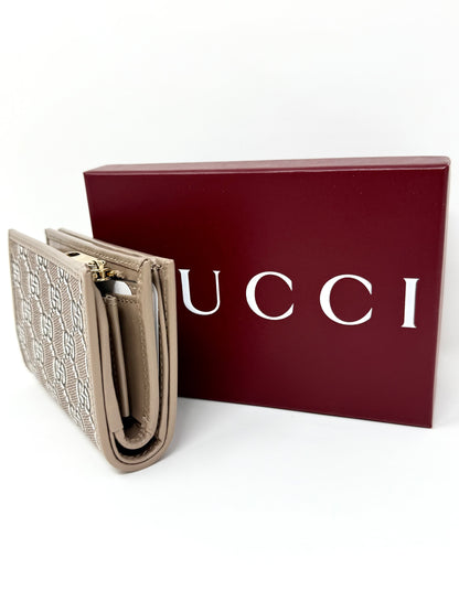 Monogram Small Wallet Brown - Gucci