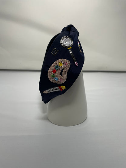 Art Class Headband Navy - Missy Fashion Accessories