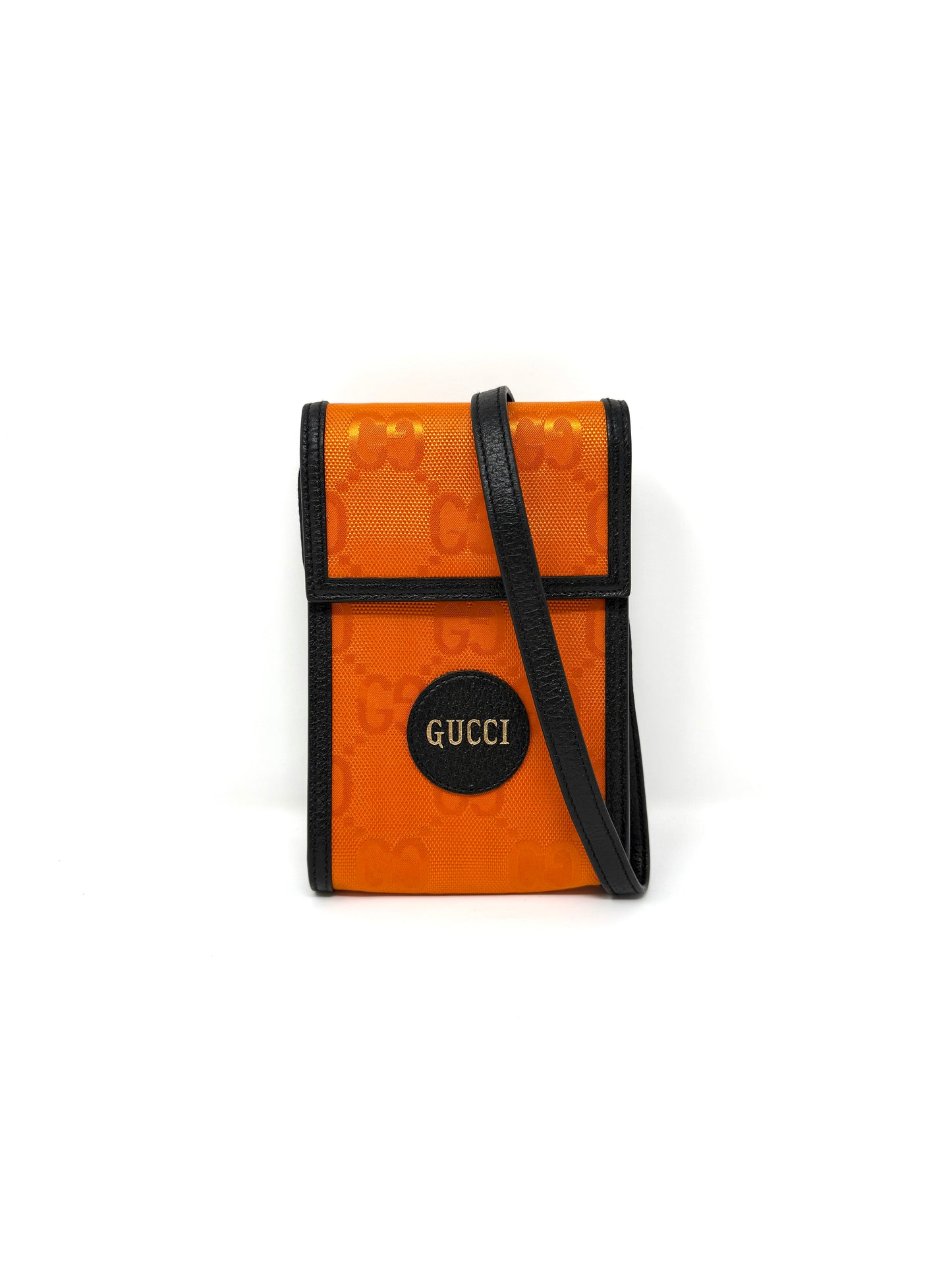 Off The Grid Mini Nylon Crossbody Bag Orange - Gucci