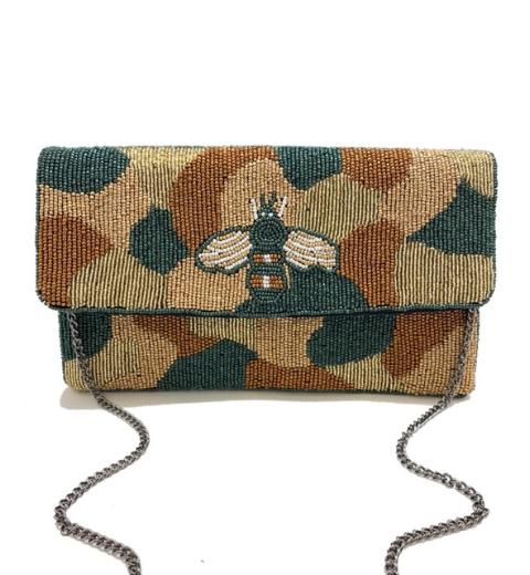 Camo Bee Clutch - Jackie Z Style Co