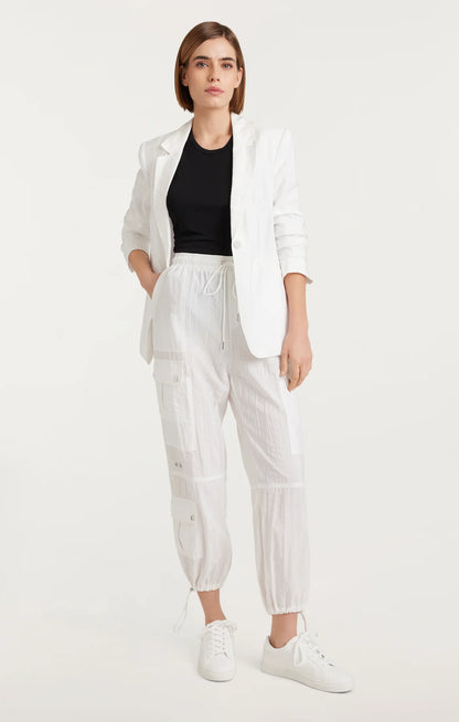 Nitsan Parachute Pant White - Cinq à Sept