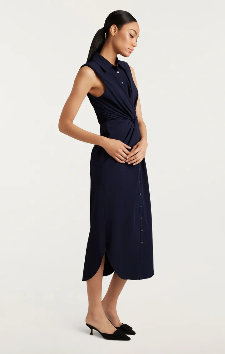 Catalina Dress Navy - Cinq à Sept