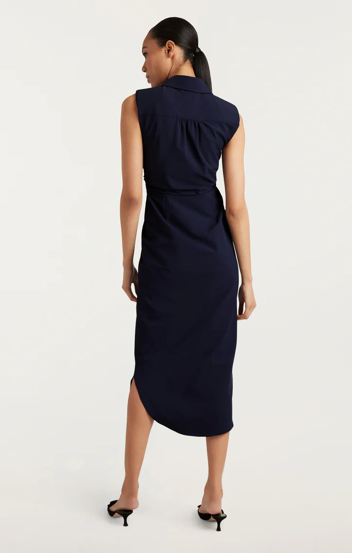 Catalina Dress Navy - Cinq à Sept