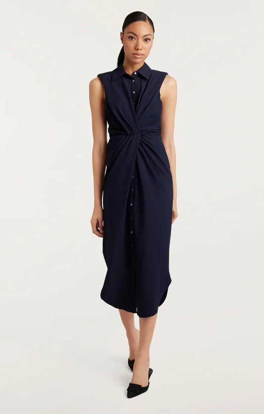Catalina Dress Navy - Cinq à Sept