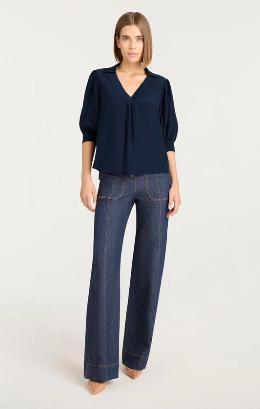 Weldon Top Navy - Cinq à Sept