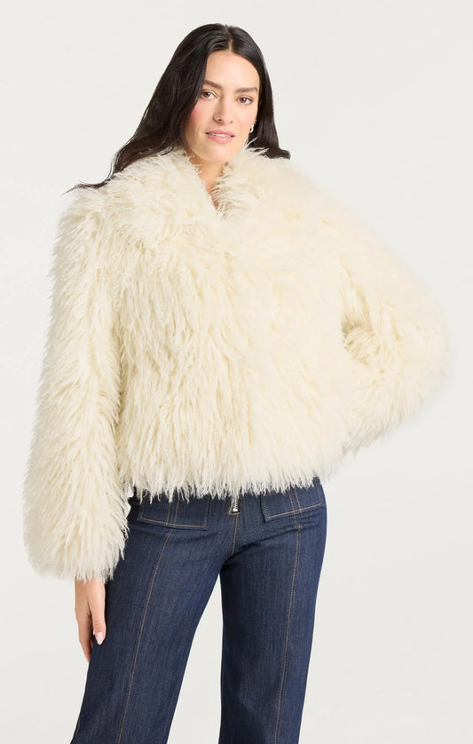 Geraldine Coat Ivory - Cinq à Sept