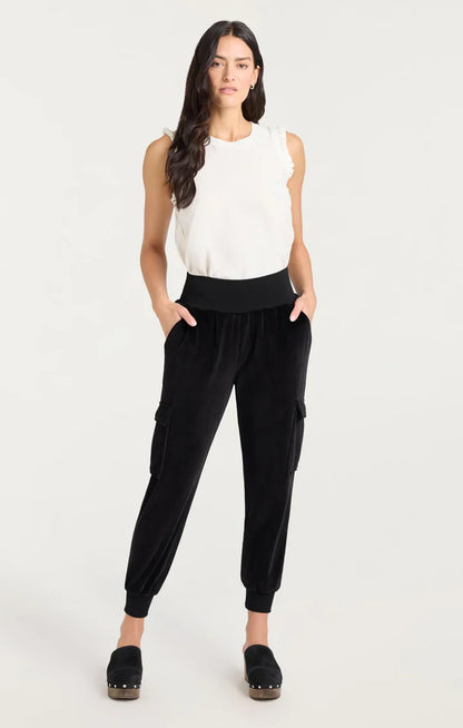 Velour Giles Pant Black - Cinq à Sept