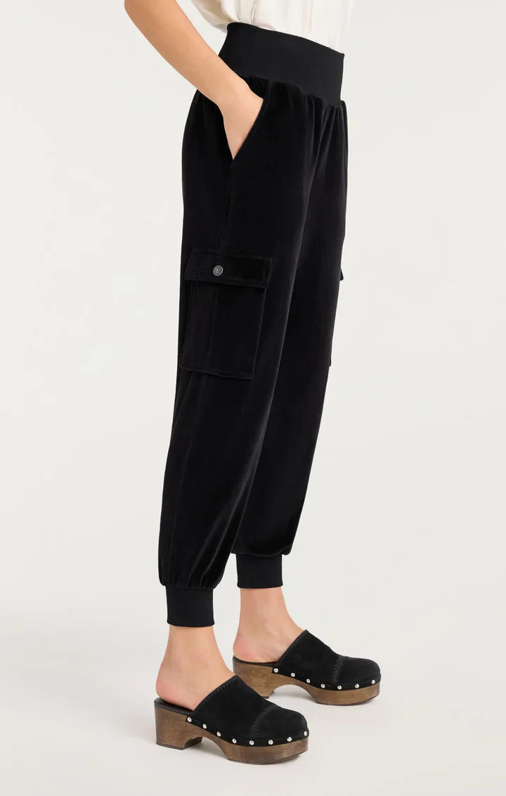 Velour Giles Pant Black - Cinq à Sept
