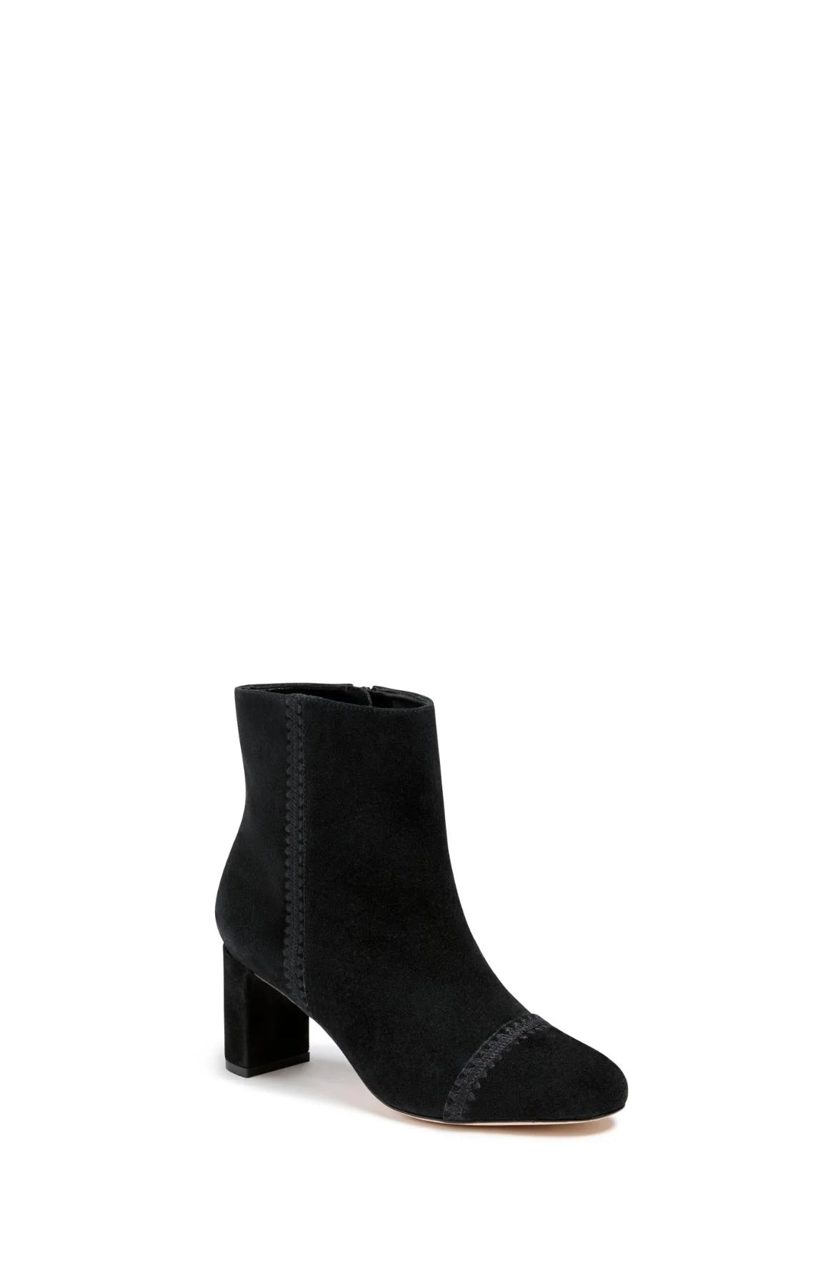 Peyton Crochet Suede Boot Black - Cinq à Sept