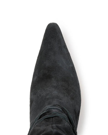 Samina Wrap Around Heel Boot Black - Cinq à Sept