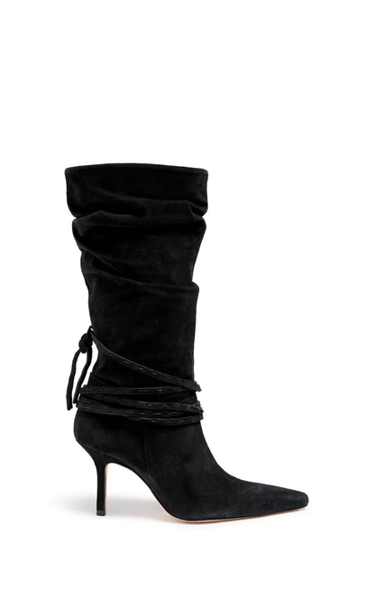 Samina Wrap Around Heel Boot Black - Cinq à Sept