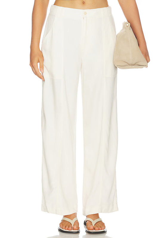 Langston Linen Utility Pant Ecru - Simkhai