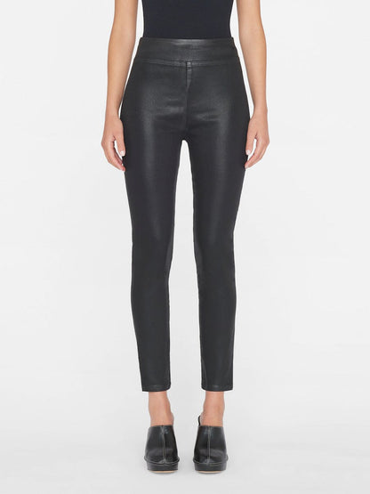 The Jetset Skinny Crop Noir Coated - FRAME