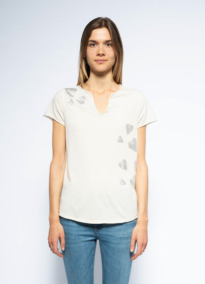 Tunisien T-Shirt Ecru - Zadig & Voltaire