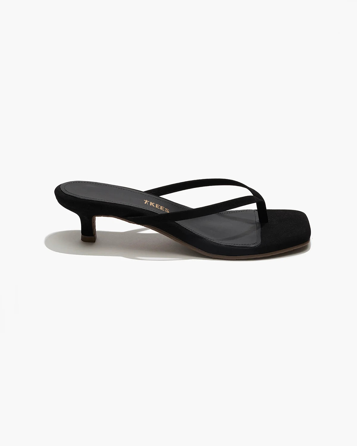 Square Toe Julia Suede Sandal Sable - TKEES