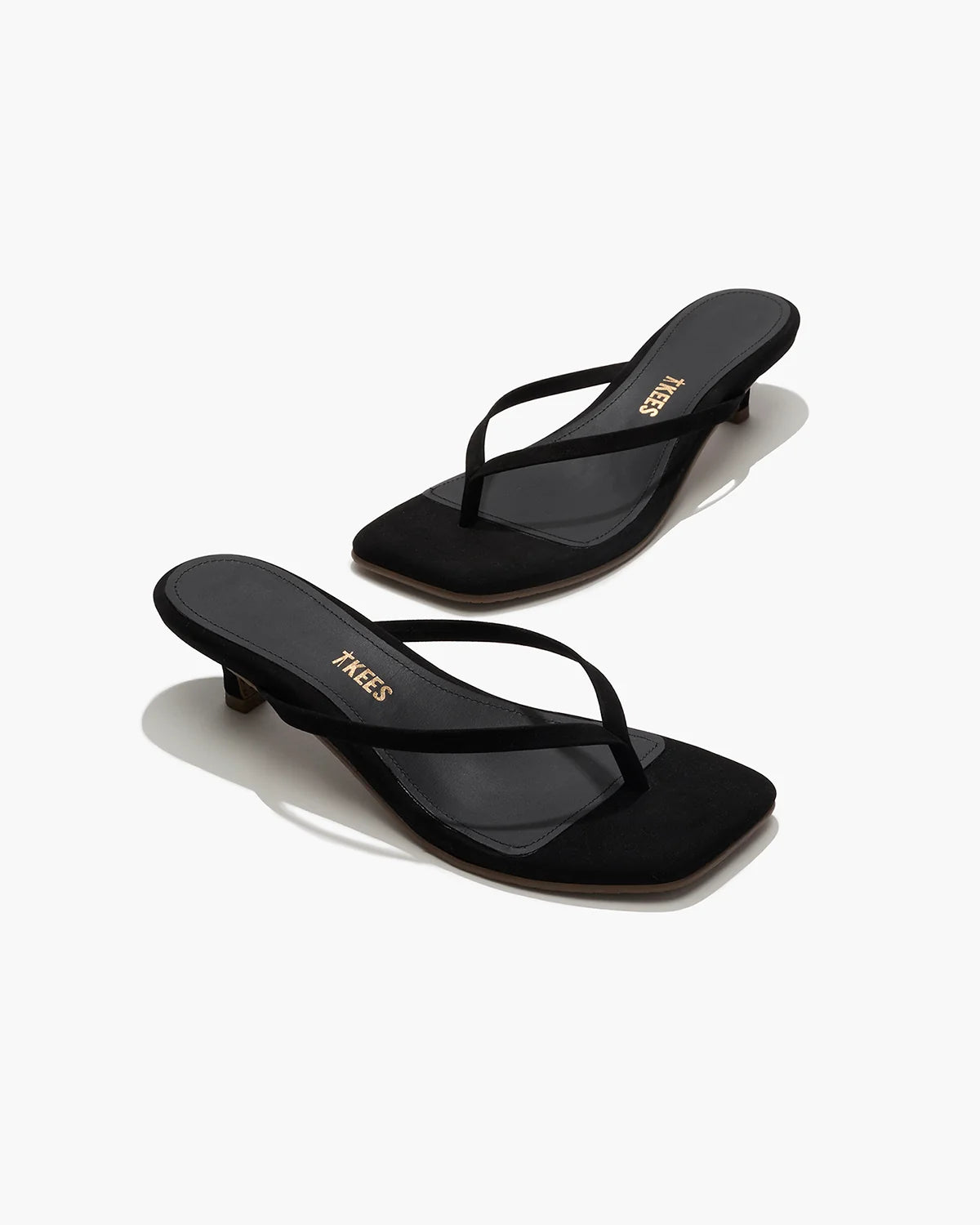 Square Toe Julia Suede Sandal Sable - TKEES