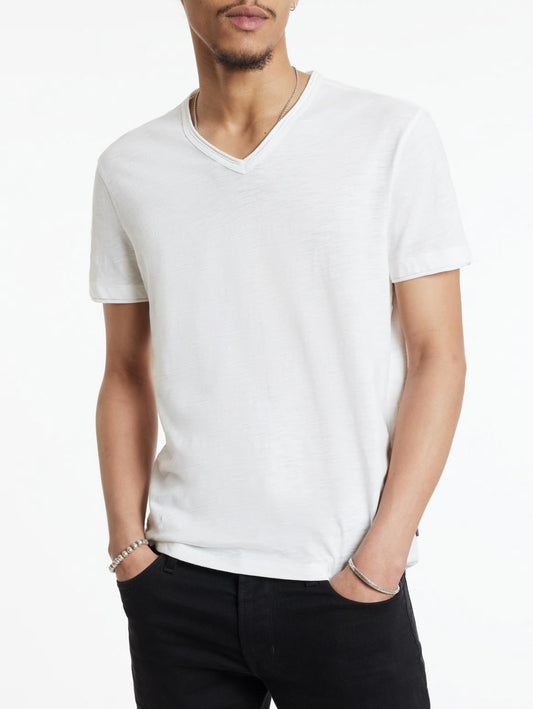 Miles V-Neck Salt - John Varvatos