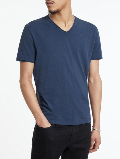 Miles V-Neck Blue - John Varvatos