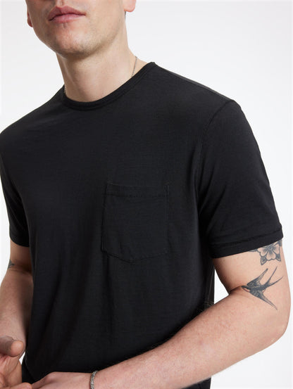 Bond Burnout T-Shirt Black - John Varvatos