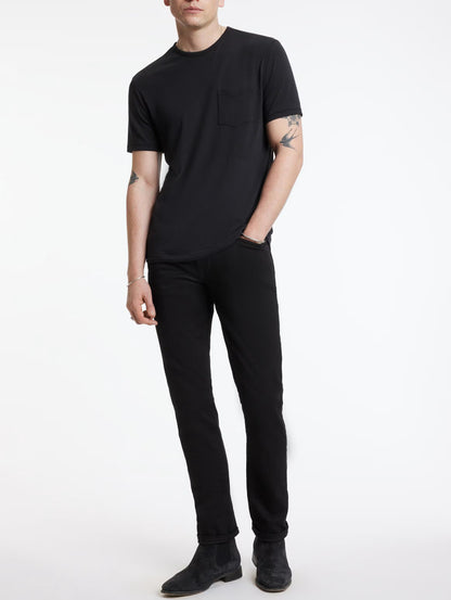 Bond Burnout T-Shirt Black - John Varvatos