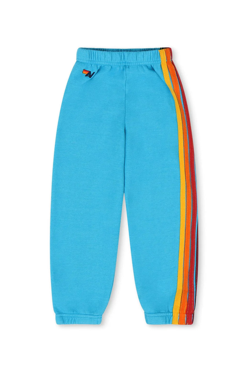 Kid's 5 Stripe Sweatpants Neon Blue - Aviator Nation