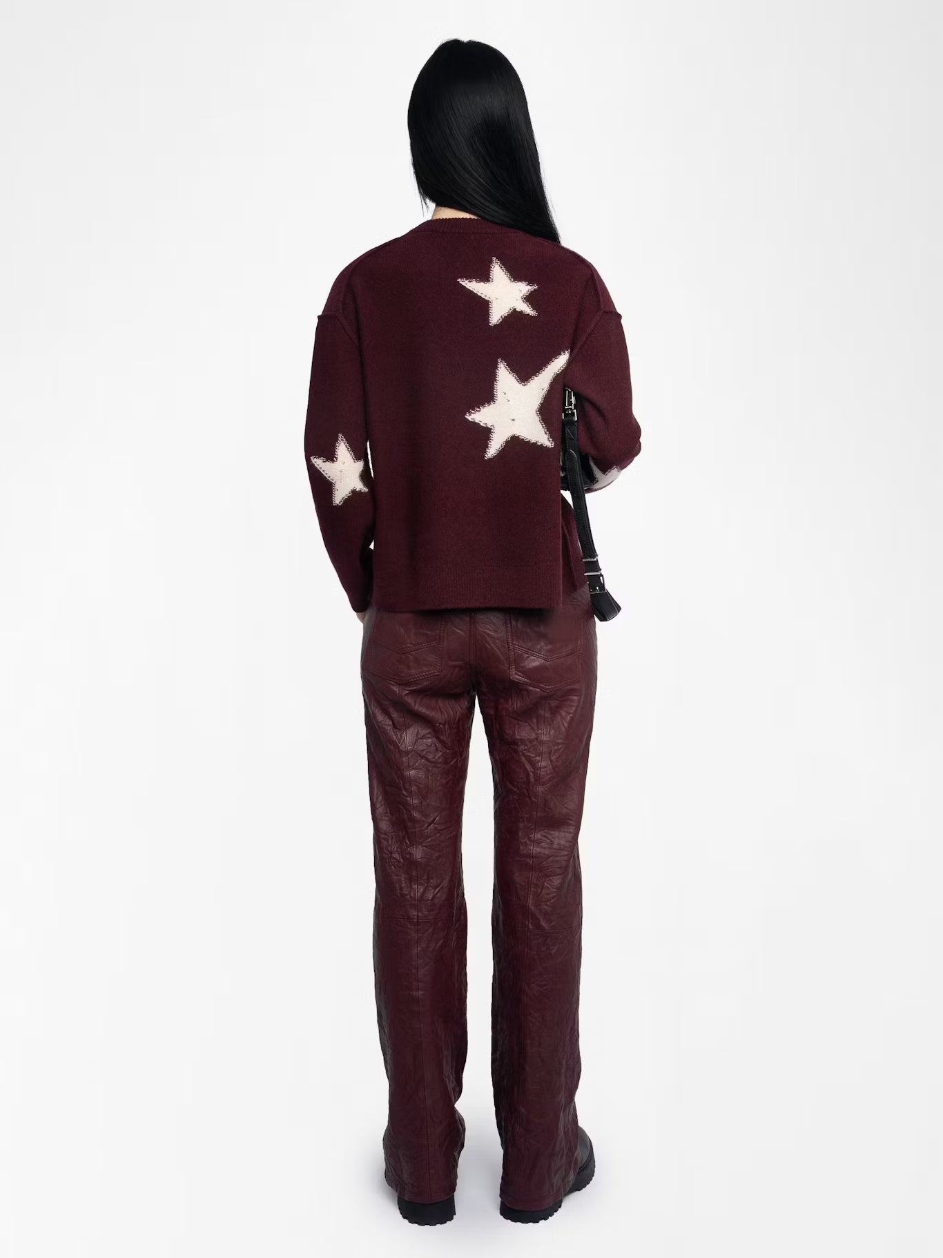 Marcuz Cashmere Sweater Burgundy - Zadig & Voltaire