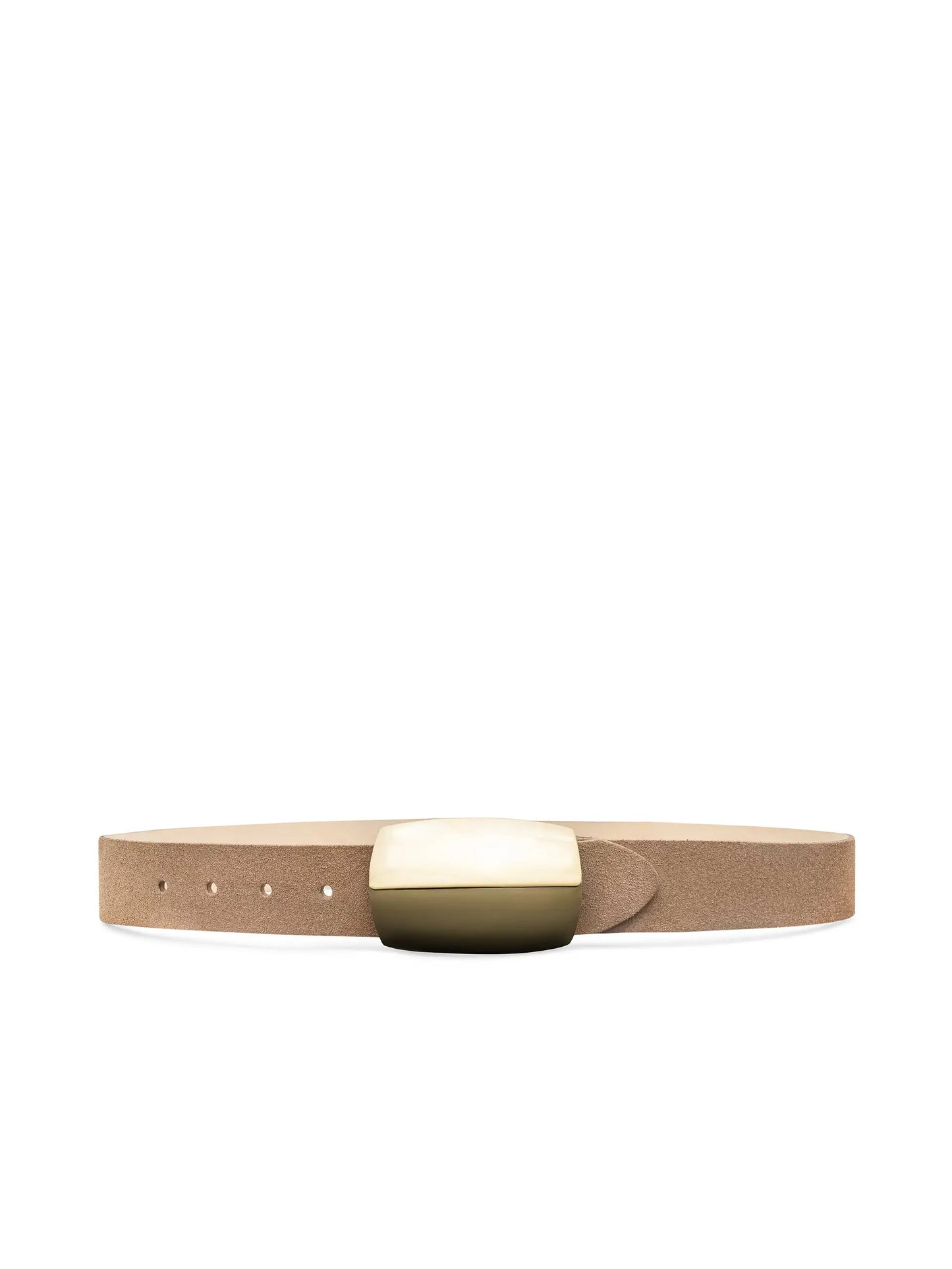 Milou Suede Belt Cappuccino - L'AGENCE