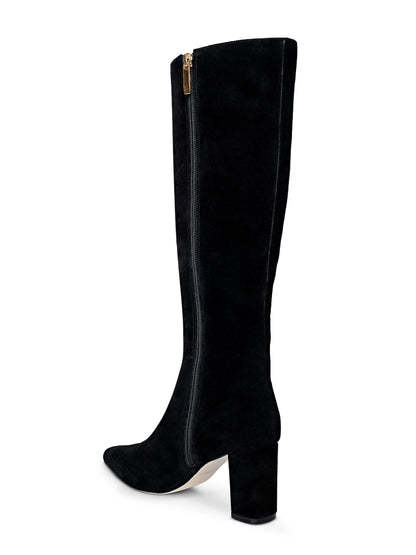 Octavie Knee-High Boot Black Suede - L'AGENCE