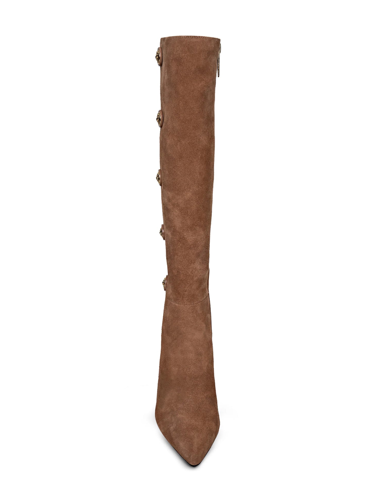 Octavie Knee-High Boot Sand Suede - L'AGENCE